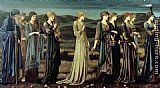 Edward Burne-jones Canvas Paintings - The Wedding of Psyche